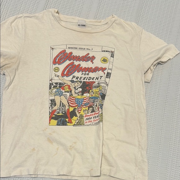 Re/done denim Wonder Woman Graphic Tee - Picture 2 of 4